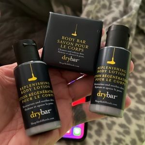 Drybar bundle of lotion and soap